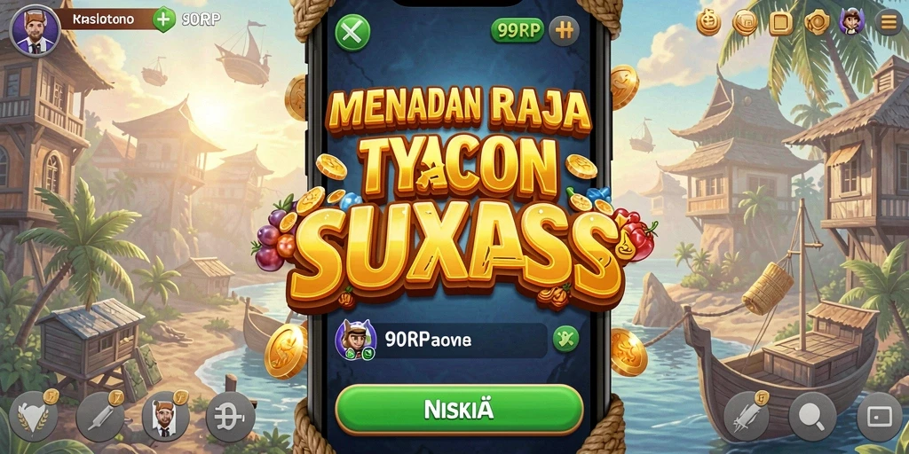 Screenshot game 99RP menampilkan aksi seru membangun bisnis Tycoon.