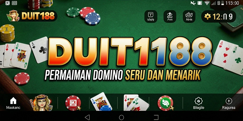 Screenshot gameplay DUIT188 menampilkan serunya permainan Domino.