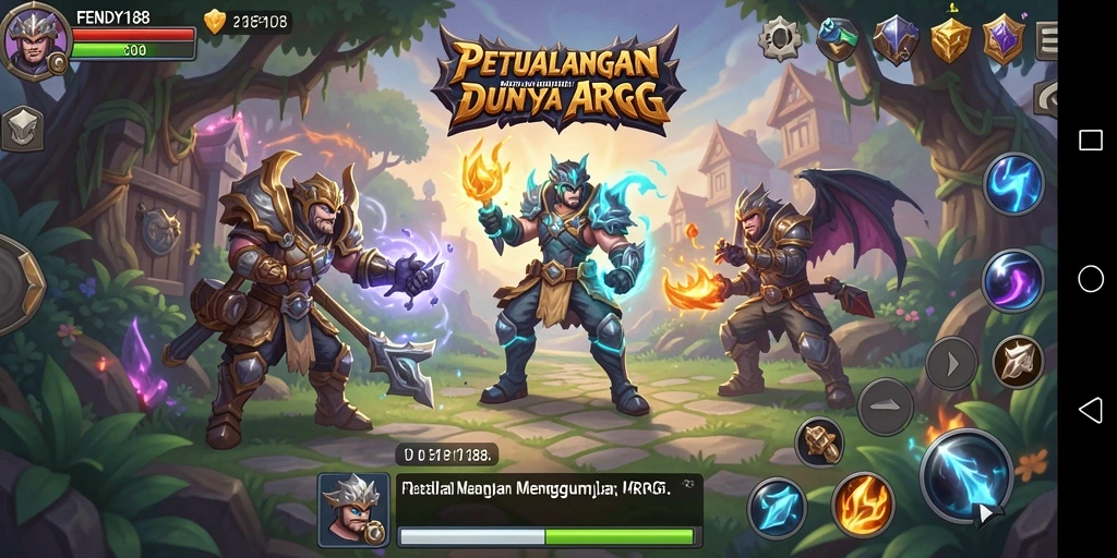 Tampilan menarik gameplay FENDY188 yang mendebarkan dalam ARPG.