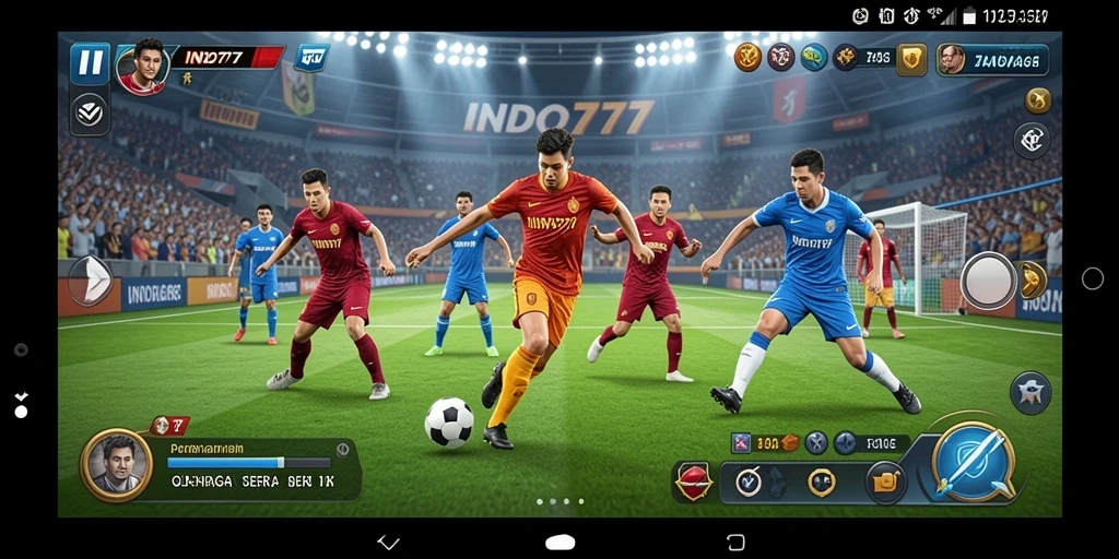 Tampilan gameplay <strong>INDO777</strong> yang penuh aksi dalam olahraga.