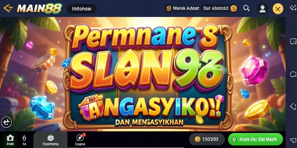 Tampilan gameplay Slot di MAIN88 yang menarik dan penuh warna.
