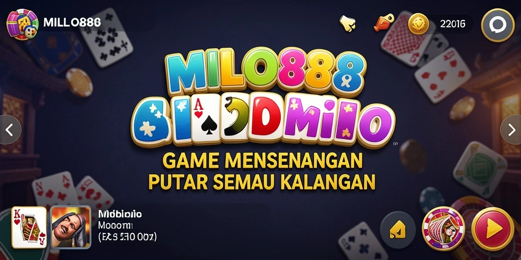 Gameplay Domino yang seru dan kompetitif di MILO88.