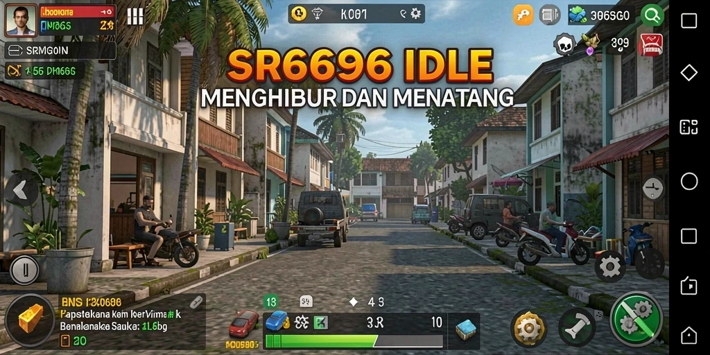 Tampilan gameplay SR6666 yang menarik dan penuh warna.