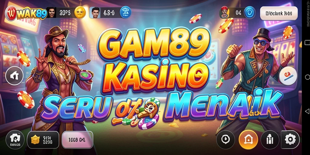 Screenshot WAK89 menampilkan suasana permainan Kasino yang menghibur.