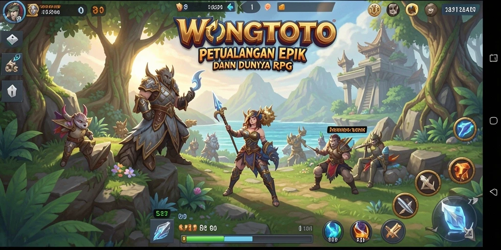 Tampilan gameplay seru WONGTOTO di dunia RPG yang menantang.